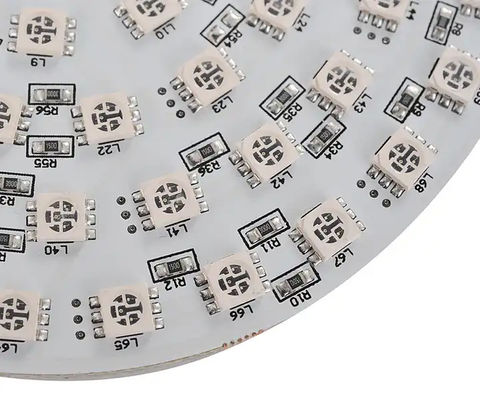 5050 RGB SMD LED PCB Board Assembly 12V 24V 18W Özel Alüminyum