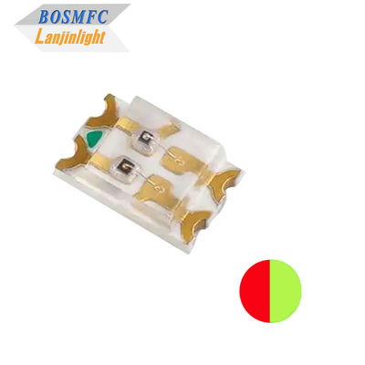 Dayanıklı 0805 Bi Renkli SMD LED Emitting Diode Kırmızı Ve Yeşil Yüzey Montajlı 2012 20mA