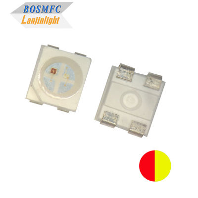 Sabit PLCC4 SMD LED 3528 Kırmızı ve Sarı Işık çipi 4 pin