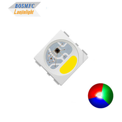 IC KS6812 PLCC6 5050 RGBW içinde yerleştirilmiş LED Çip Dekorasyon için Sihirli Işıklar