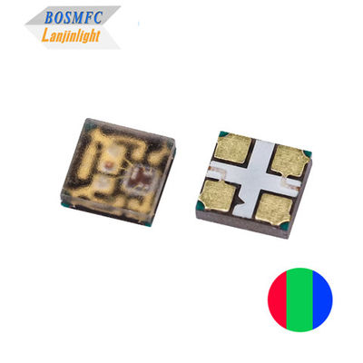 Süper Parlak Çok Renkli PLCC4 2020 RGB LED 12mA Dahili IC Bireysel Akıllı Kontrol