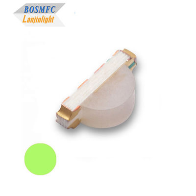 20mA Sabit Yan Görünüm LED SMD 1206 Yeşil 570nm Renkli Çok Fonksiyonlu