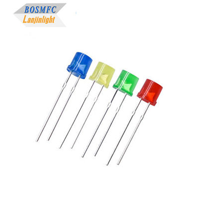 5 mm düz üstü delikli LED 100 derece görüş açısı