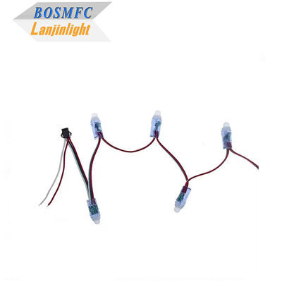 RGB Tam Renkli Piksel Su geçirmez WS2811 Piksel Dijital Adreslenebilir LED Küresel Tel Işıkları 12mm DC 5V