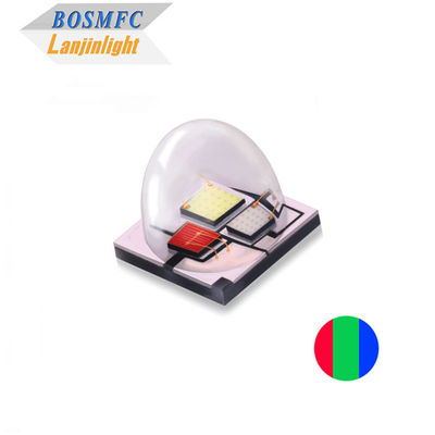 9W Yüksek Güçlü LED 5050 RGB LED 60 Derece Kubbe Lens SMD Diyot Açık Alan Sahne Işıkları