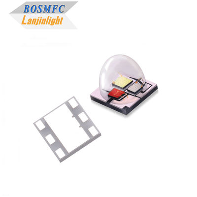 9W Yüksek Güçlü LED 5050 RGB LED 60 Derece Kubbe Lens SMD Diyot Açık Alan Sahne Işıkları