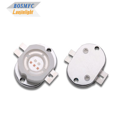 Yüksek güçlü LED Kırmızı+mavi çift renkli 5W entegre LED ışık kaynağı, spektral terapi için.