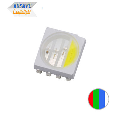 5050 RGBW RGB SMD LED Diyot 5054 20mA Çok Renkli LED Şerit için